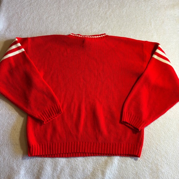 NFL Kids San Francisco 49ers Red Knit Sweater Pullover Size L 14-16 - Picture 6 of 7